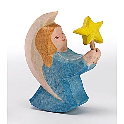 Engel blauw met ster