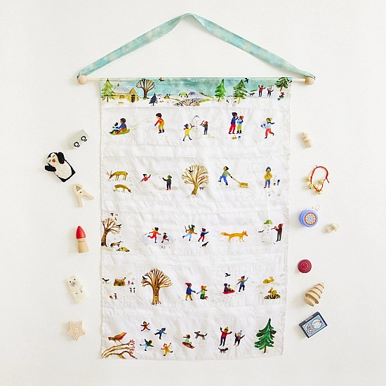 Sarah's Silks Adventskalender - Snowy Day 