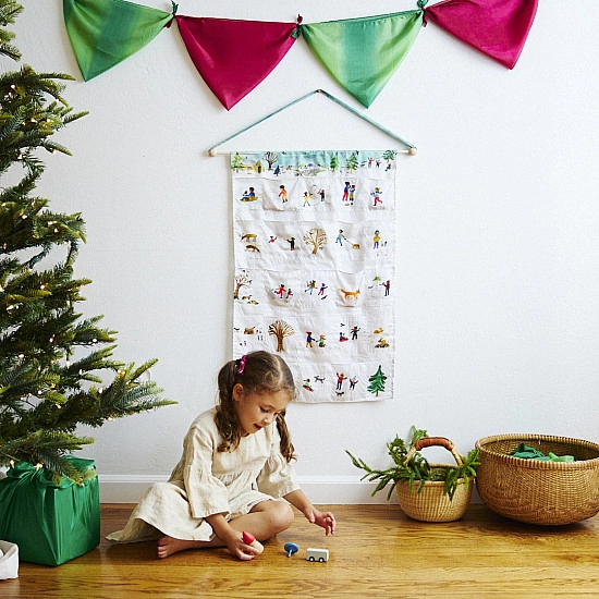 Sarah's Silks Adventskalender - Snowy Day 