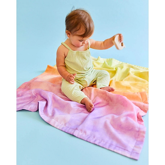 Sarah's Silks Zijde baby deken Zonsondergang 