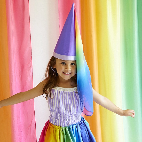 Sarah's Silks Speelzijde Hoed Prinses - paars 