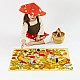 Sarah's Silks Houten paddenstoeltjes set - 9 stuks 