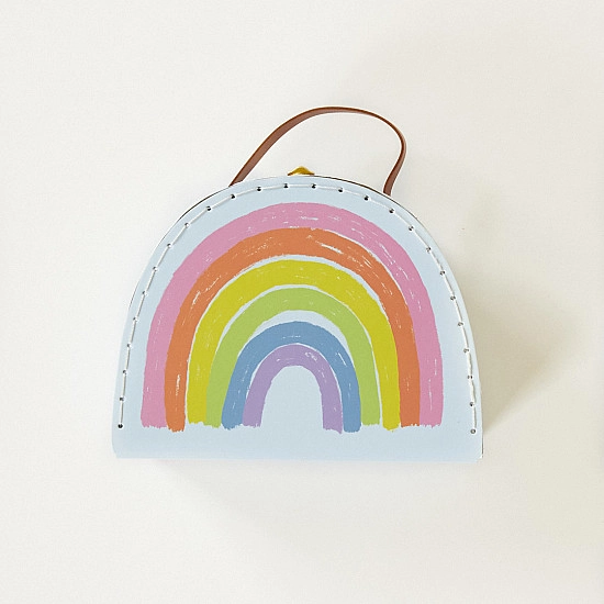 Sarah's Silks Koffertje Regenboog groot