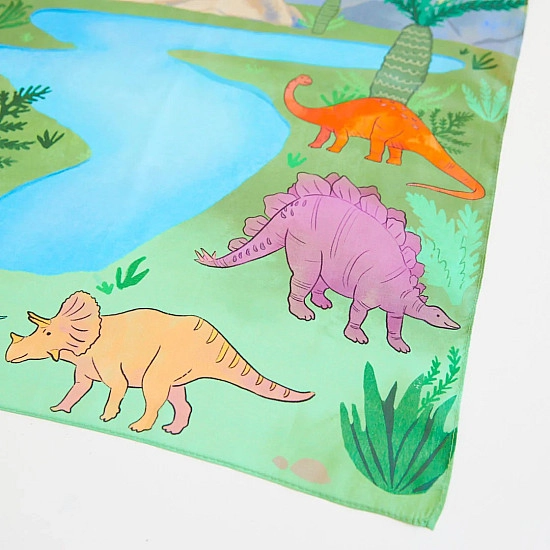 Sarah's Silks Speelzijde mini Playmap Dino