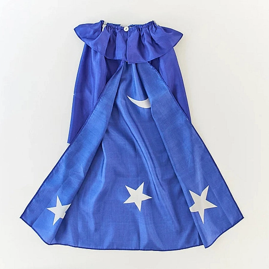 Sarah's Silks Speelzijde cape Merlijn de Tovenaar