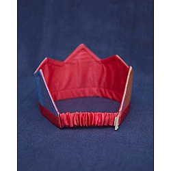 Omkeerbare kroon regenboog/roze