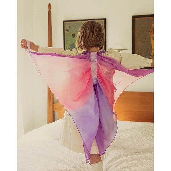 Sarah's Silks Speelzijde Vleugels bloesem