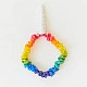 Sarah's Silks Speelzijde Eenhoorn haarband regenboog