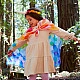 Sarah's Silks Speelzijde Eenhoorn haarband regenboog