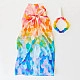Sarah's Silks Speelzijde Eenhoorn haarband regenboog