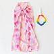 Sarah's Silks Speelzijde Eenhoorn haarband regenboog