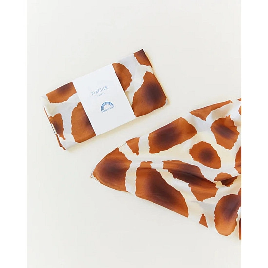 Sarah's Silks Speelzijde medium Giraffe - Limited Edition