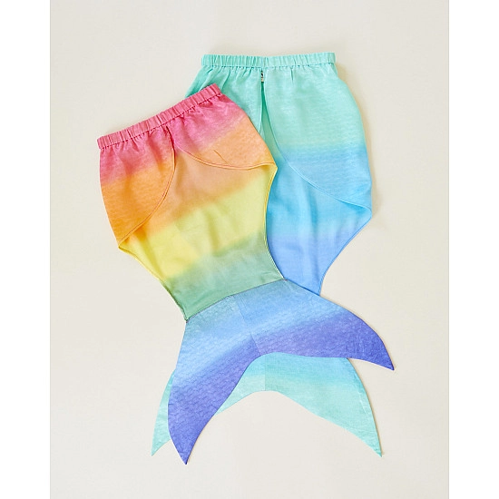 Sarah's Silks Speelzijde Meerminnen Staart regenboog