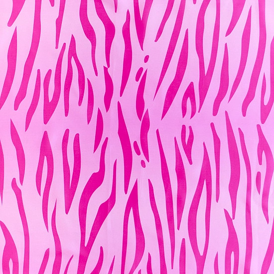 Sarah's Silks Speelzijde medium Roze Tijger