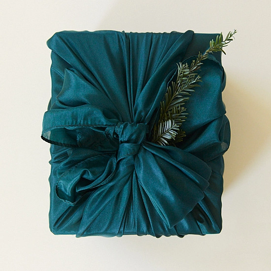 Sarah's Silks Speelzijde Mini Dennengroen