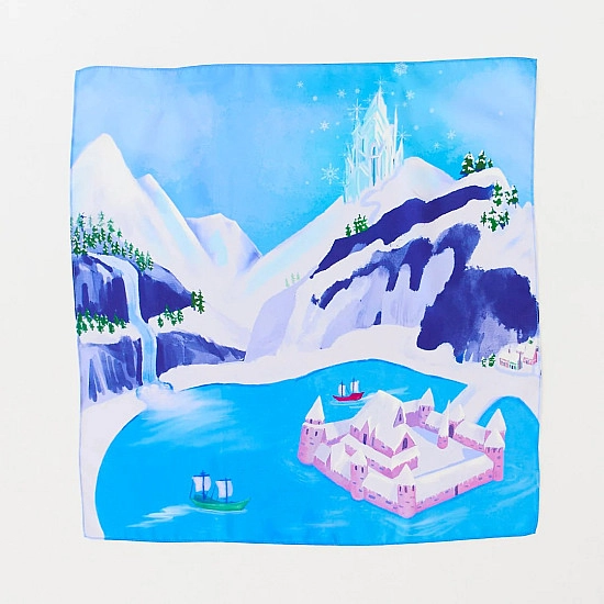 Sarah's Silks Speelzijde mini Playmap IJskasteel