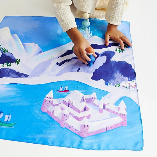 Sarah's Silks Speelzijde mini Playmap IJskasteel