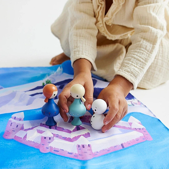 Sarah's Silks Speelzijde mini Playmap IJskasteel