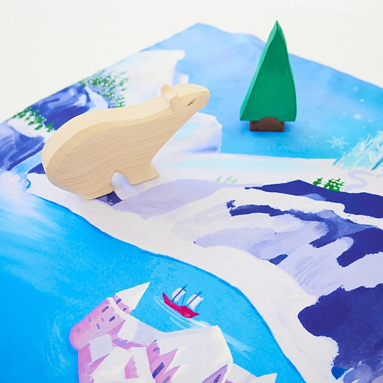 Sarah's Silks Speelzijde mini Playmap IJskasteel