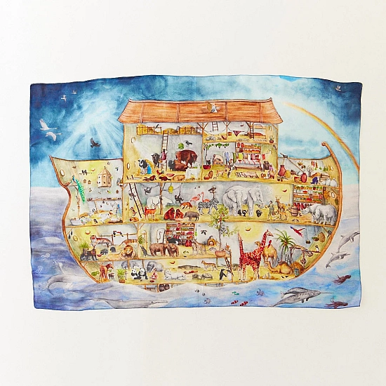 Sarah's Silks Speelzijde XL Noah’s Ark
