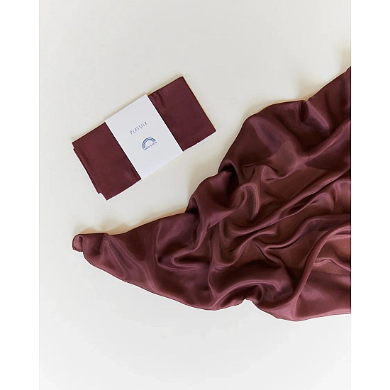 Sarah's Silks Speelzijde medium bruin 