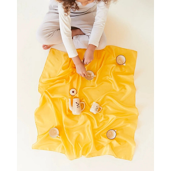 Sarah's Silks Speelzijde medium goud