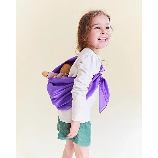 Sarah's Silks Speelzijde medium paars