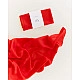 Sarah's Silks Speelzijde medium rood