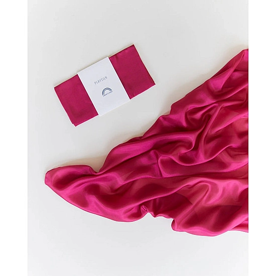 Sarah's Silks Speelzijde medium rood violet 