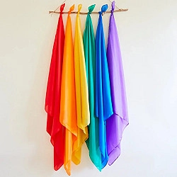 Speelzijde medium set: regenboog