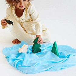 Speelzijde Medium Sneeuwvlok