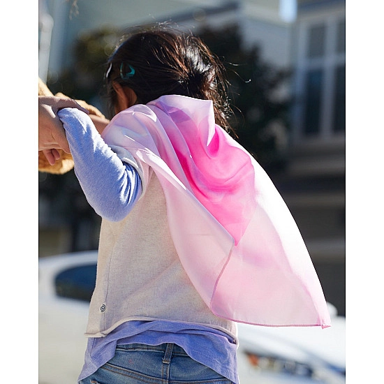 Sarah's Silks Speelzijde mini roze met hart