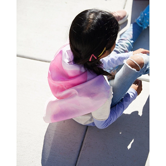 Sarah's Silks Speelzijde mini roze met hart
