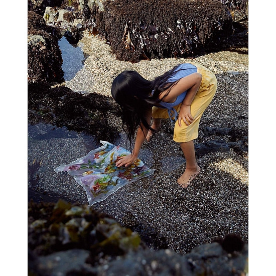 Sarah's Silks Speelzijde mini Onderwaterwereld