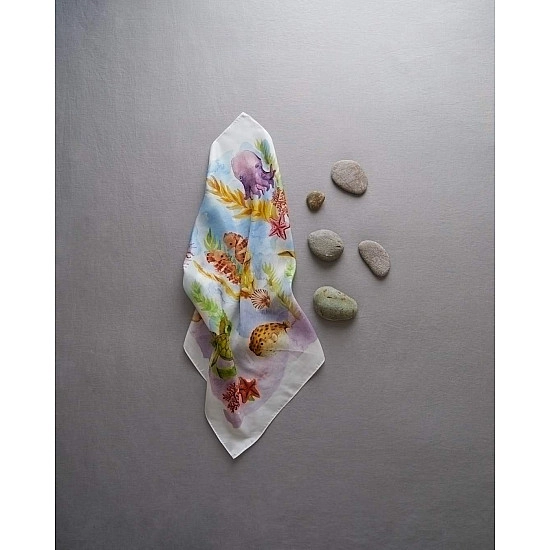 Sarah's Silks Speelzijde mini Onderwaterwereld