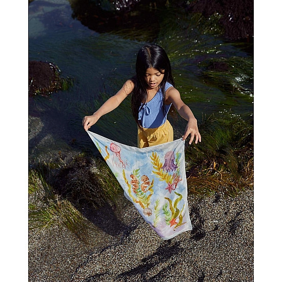 Sarah's Silks Speelzijde mini Onderwaterwereld