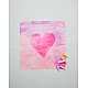 Sarah's Silks Speelzijde mini roze met hart