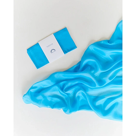 Sarah's Silks Speelzijde mini turquoise