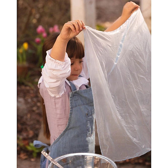 Sarah's Silks Speelzijde mini wit 