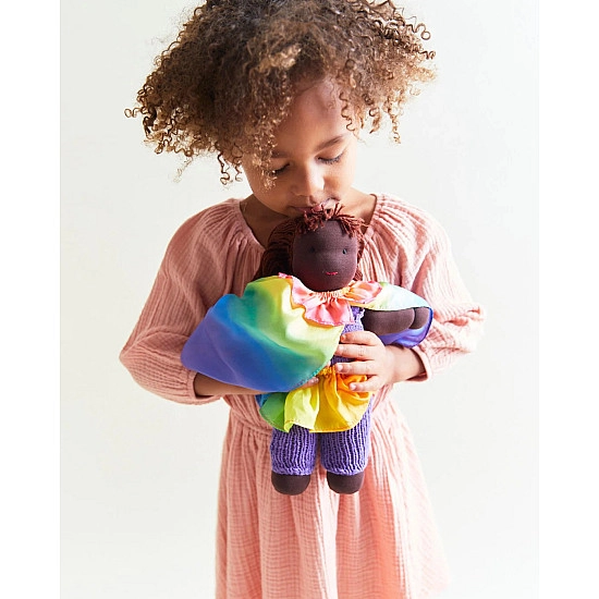 Sarah's Silks Speelzijde Poppenkleertjes Tutu regenboog