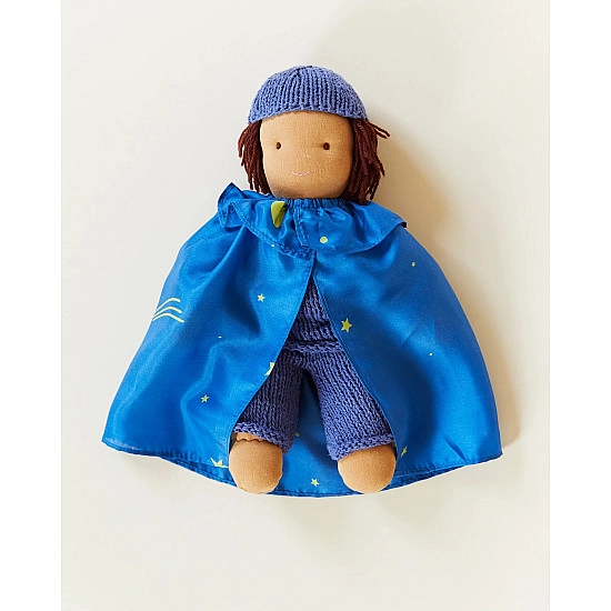 Sarah's Silks Speelzijde Poppenkleertjes Cape sterrennacht 