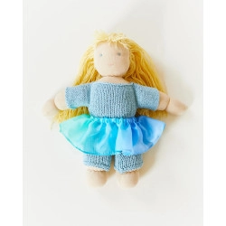 Speelzijde Poppenkleertjes Tutu zee