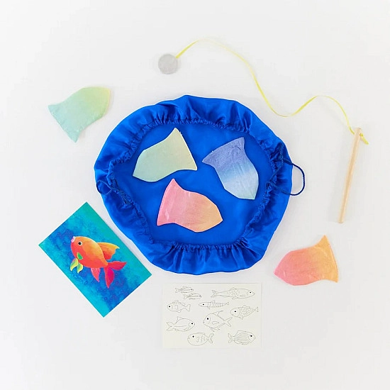 Sarah's Silks Speelzijde Vissen Spel set