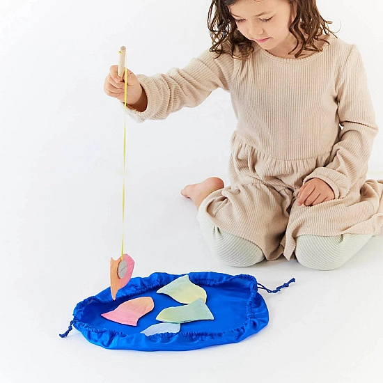 Sarah's Silks Speelzijde Vissen Spel set