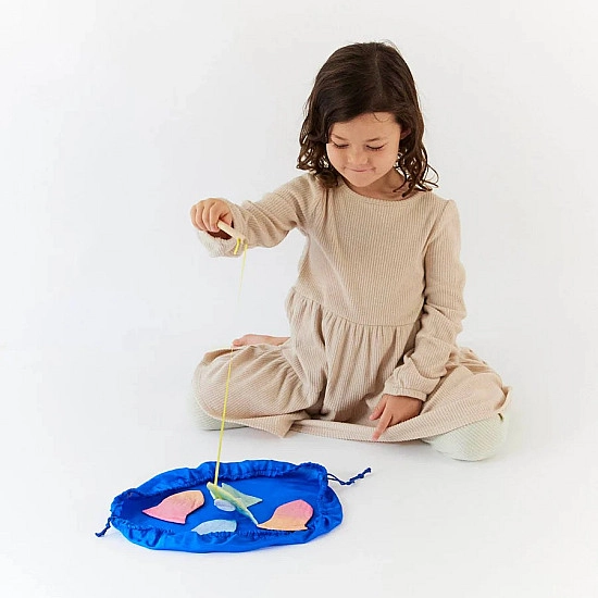 Sarah's Silks Speelzijde Vissen Spel set