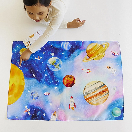 Sarah's Silks Speelzijde mini Zoek & Vind Space 