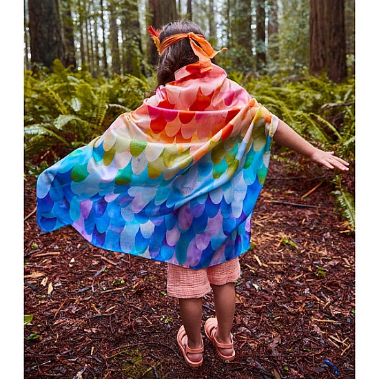 Sarah's Silks Speelzijde mini Regenboog Feniks