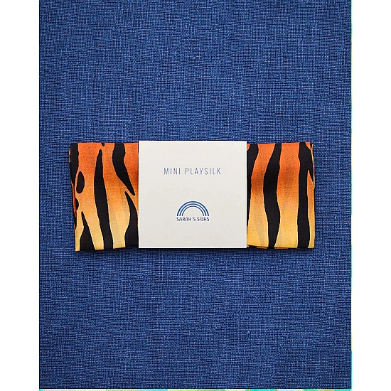 Sarah's Silks Speelzijde mini Tijger 