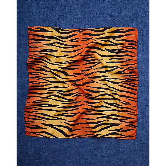 Sarah's Silks Speelzijde mini Tijger 