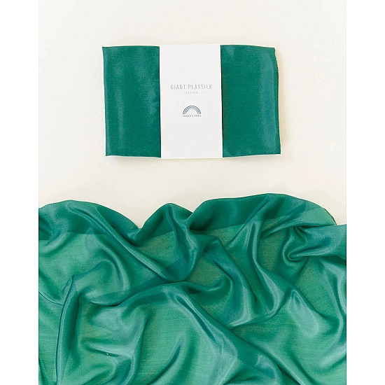 Sarah's Silks Speelzijde medium Wintergroen